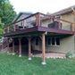 Wood Construction Mid-Level Composite Decking W/ Stairs