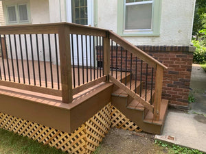 Simple Low-Level Composite Deck W/ Stairs
