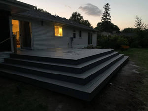 Quad Step Low-Level Composite Deck