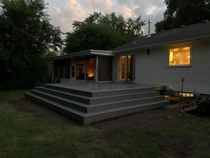 Quad Step Low-Level Composite Deck