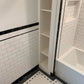 Retro Feel Subway Tile Bathroom Update