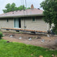 Natural Wood Low-Level Composite Deck W/ Railing