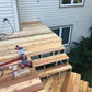 Beautiful Natural Wood Deck