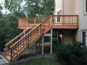 Beautiful Natural Wood Deck