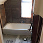 Bathroom Update Glass Tiled Storage Shelves