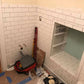 Bathroom Update Glass Tiled Storage Shelves
