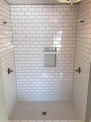 Dual Shower Head Bathroom Update