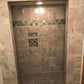 Funky Style, Nice Tile Belt Inlay Bathroom Update