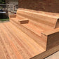 Seamlessly Integrated Natural Wood Deck W/Bench Seating