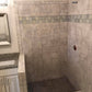 Funky Style, Nice Tile Belt Inlay Bathroom Update