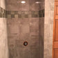 Funky Style, Nice Tile Belt Inlay Bathroom Update