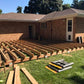 Seamlessly Integrated Natural Wood Deck W/Bench Seating