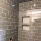 Modern Feel Medium Subway Tile Bathroom Update