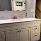Basement Update With Custom Butcher Block Wet Bar & Bathroom