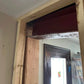 Basement Remodel Wood Flooring & Corner Fireplace Tile Wall
