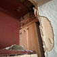Basement Remodel Wood Flooring & Corner Fireplace Tile Wall