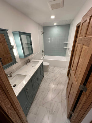 Modern Clean Bathroom Update