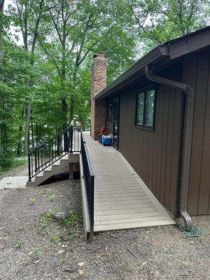 Lake House Composite Deck W/ Accessible Entry