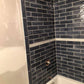 Black Subway Tiled Shower Update