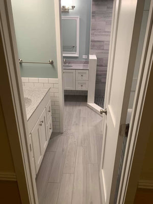 Beachy Vibes Bathroom Redo