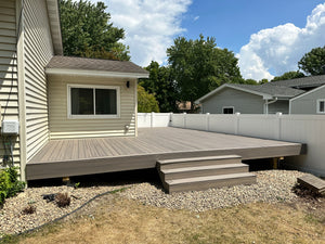 Backyard Low-Level Composite Decking