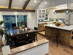 Updated Kitchen - Open Concept Vented Range Patterned Tiling