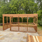 Overlook Patio Stamped Concrete W/ Gazebo