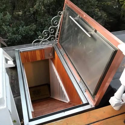 Custom Roof Top Terrace Access Hatch2