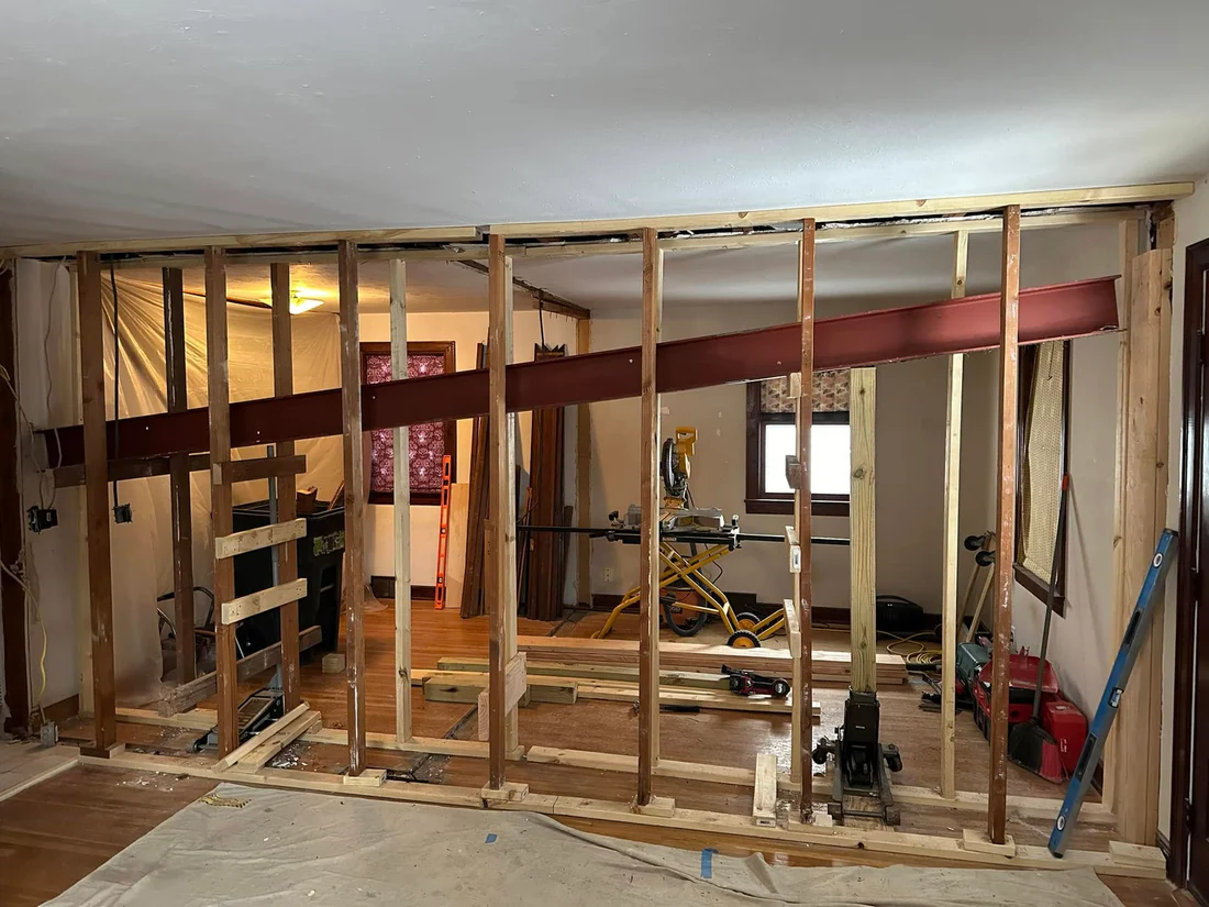 Metro Remodeling Basement Remodel Wood Flooring & Corner Fireplace Tile Wall10