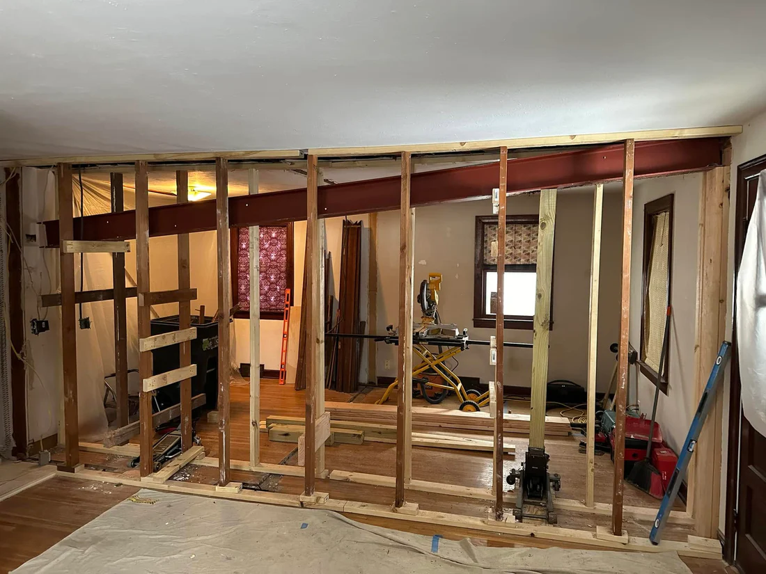 Metro Remodeling Basement Remodel Wood Flooring & Corner Fireplace Tile Wall5
