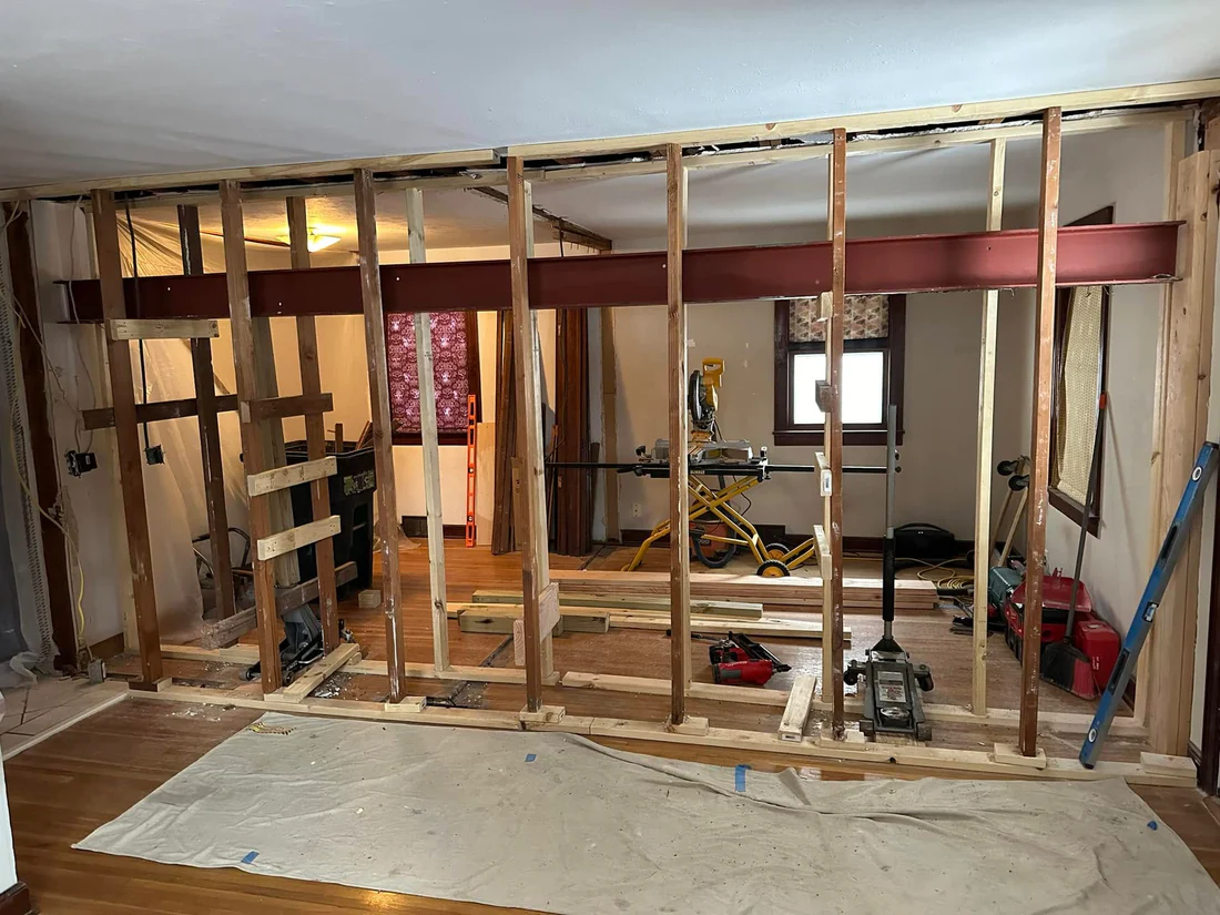 Metro Remodeling Basement Remodel Wood Flooring & Corner Fireplace Tile Wall6