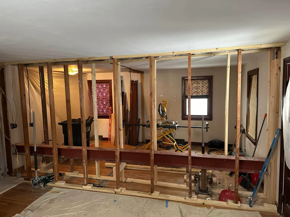 Metro Remodeling Basement Remodel Wood Flooring & Corner Fireplace Tile Wall8