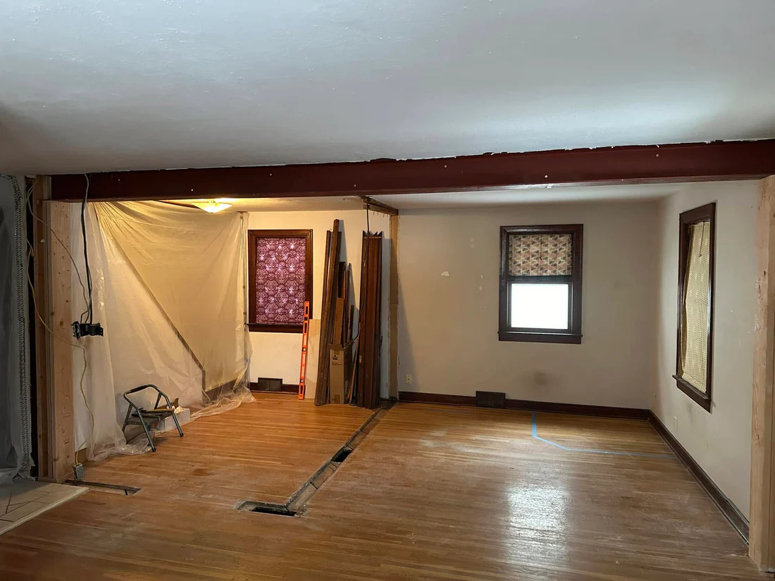 Metro Remodeling Basement Remodel Wood Flooring & Corner Fireplace Tile Wall9