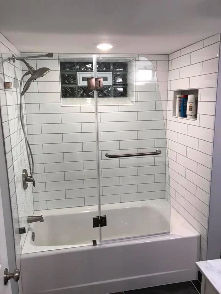 Metro Remodeling Basement Update With Custom Butcher Block Wet Bar & Bathroom10