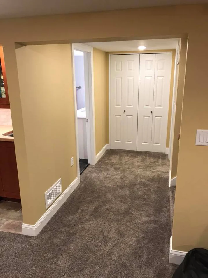 Metro Remodeling Basement Update With Custom Butcher Block Wet Bar & Bathroom5