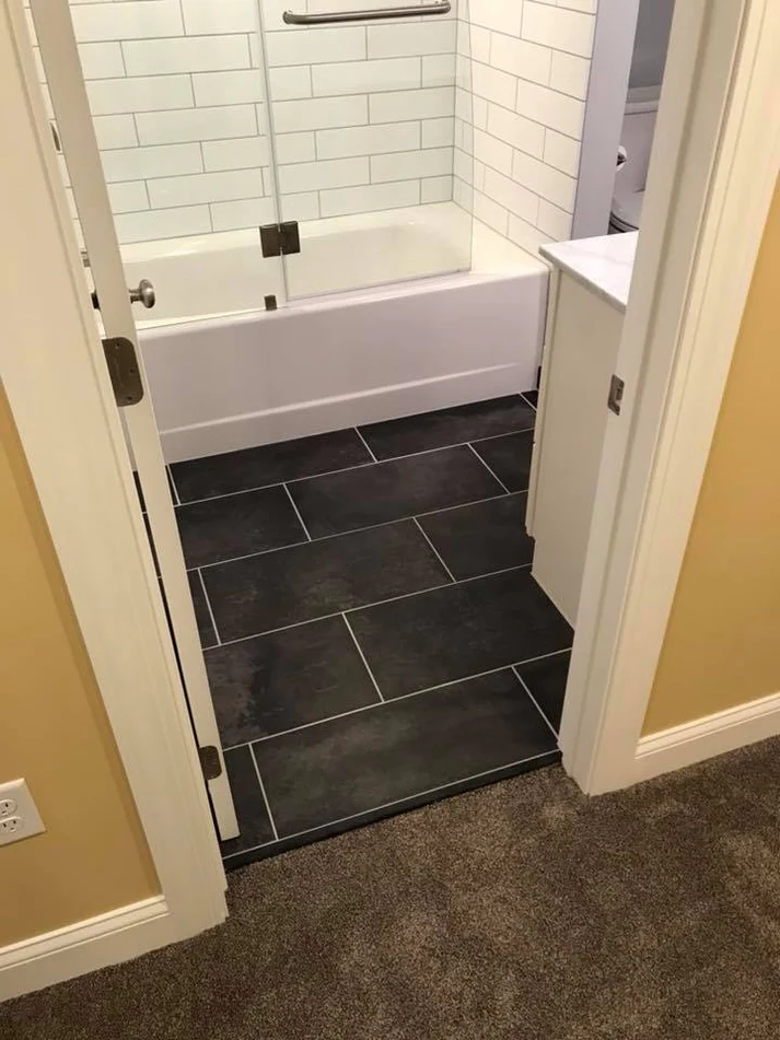 Metro Remodeling Basement Update With Custom Butcher Block Wet Bar & Bathroom6