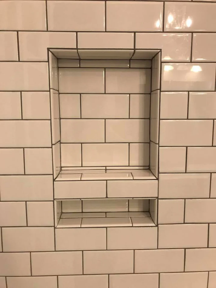 Metro Remodeling Bathroom Update With Curved Tile Half Wall7