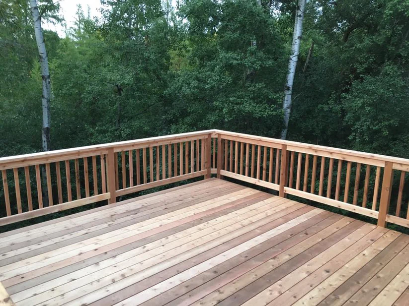 Metro Remodeling Beautiful Natural Wood Deck3