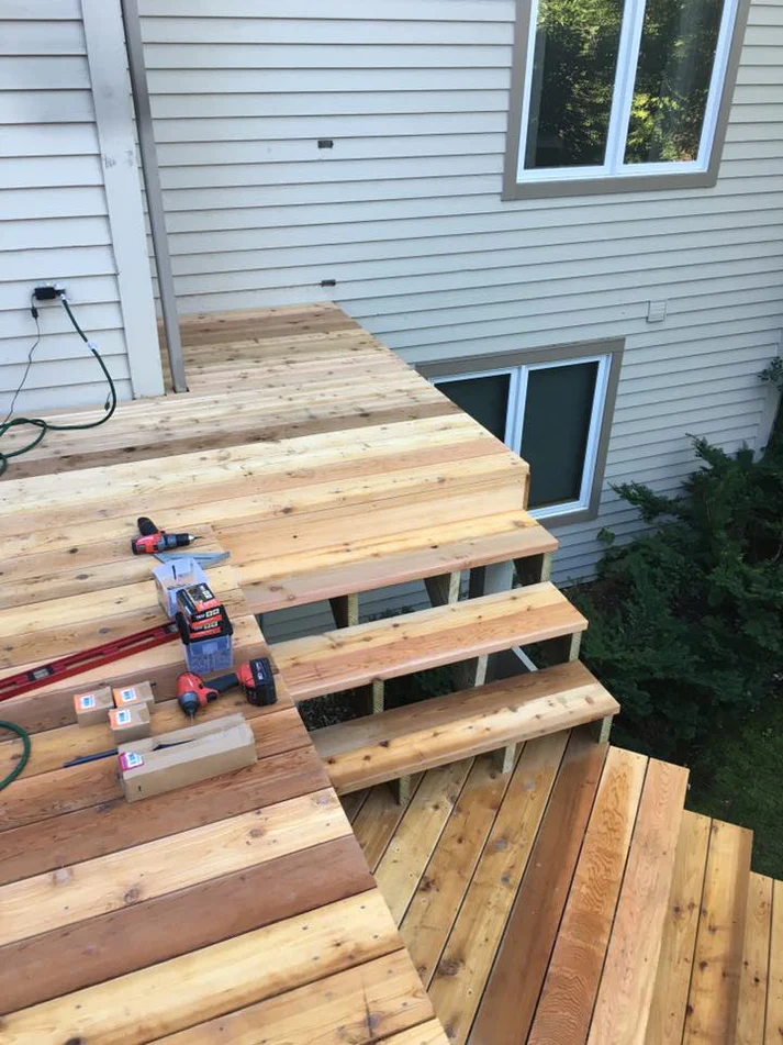 Metro Remodeling Beautiful Natural Wood Deck4