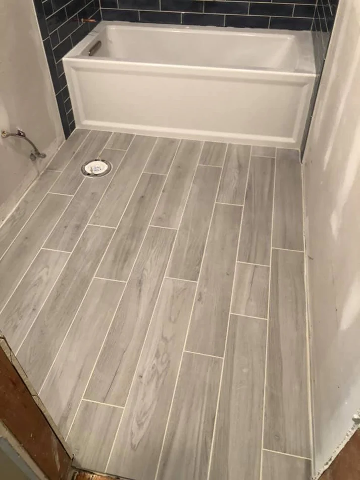 Metro Remodeling Black Subway Tiled Shower Update4