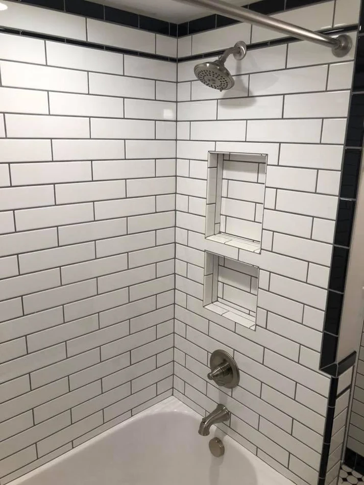 Metro Remodeling Black and White Themed Bathroom Update2