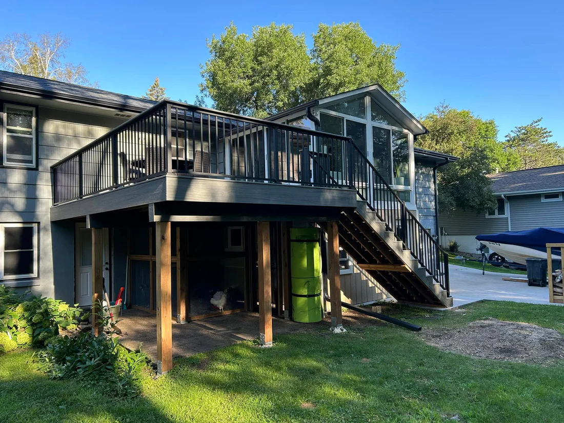 Metro Remodeling Composite Decking W: Under Deck Chicken Coup?15