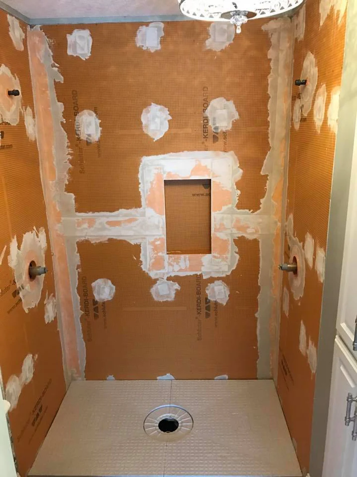 Metro Remodeling Dual Shower Head Bathroom Update7