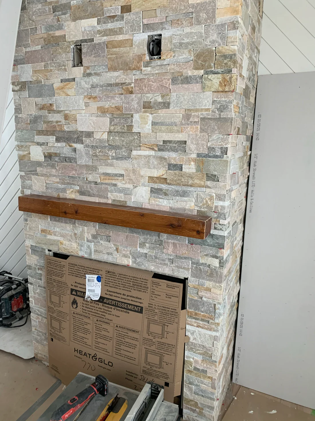 Metro Remodeling Fireplace Build - Stone Appearance2