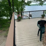 Metro Remodeling Lake House Composite Deck W: Accessible Entry1