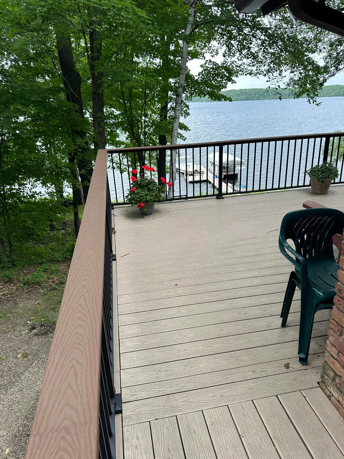 Metro Remodeling Lake House Composite Deck W: Accessible Entry1