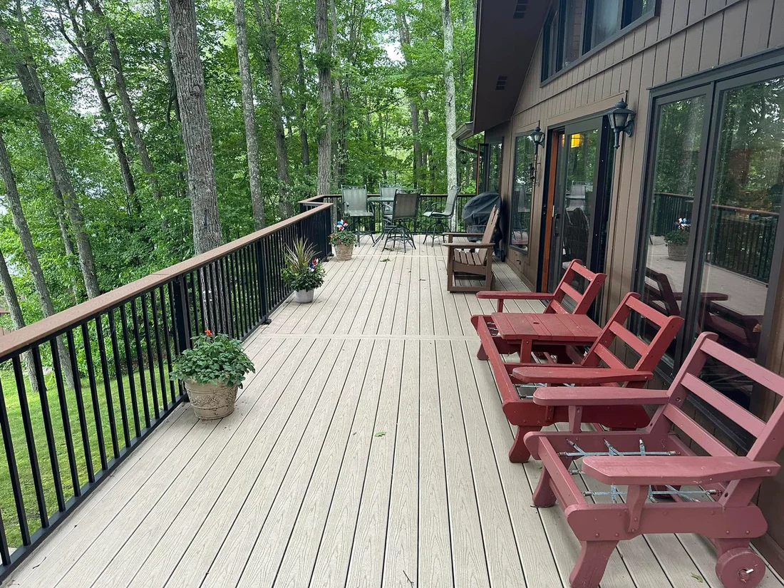 Metro Remodeling Lake House Composite Deck W: Accessible Entry5