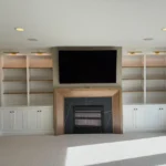 Metro Remodeling Living Room Remodel Built-in Shelving & Storage