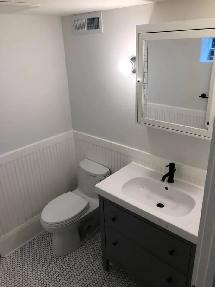 Metro Remodeling Modern Feel Subway Tile Bathroom Update3