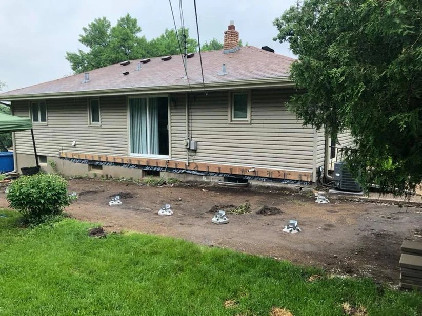 Metro Remodeling Natural Wood Low-Level Composite Deck W: Railing5